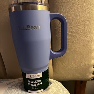 L.L.Bean Insulated Straw Mug - neptune Blue